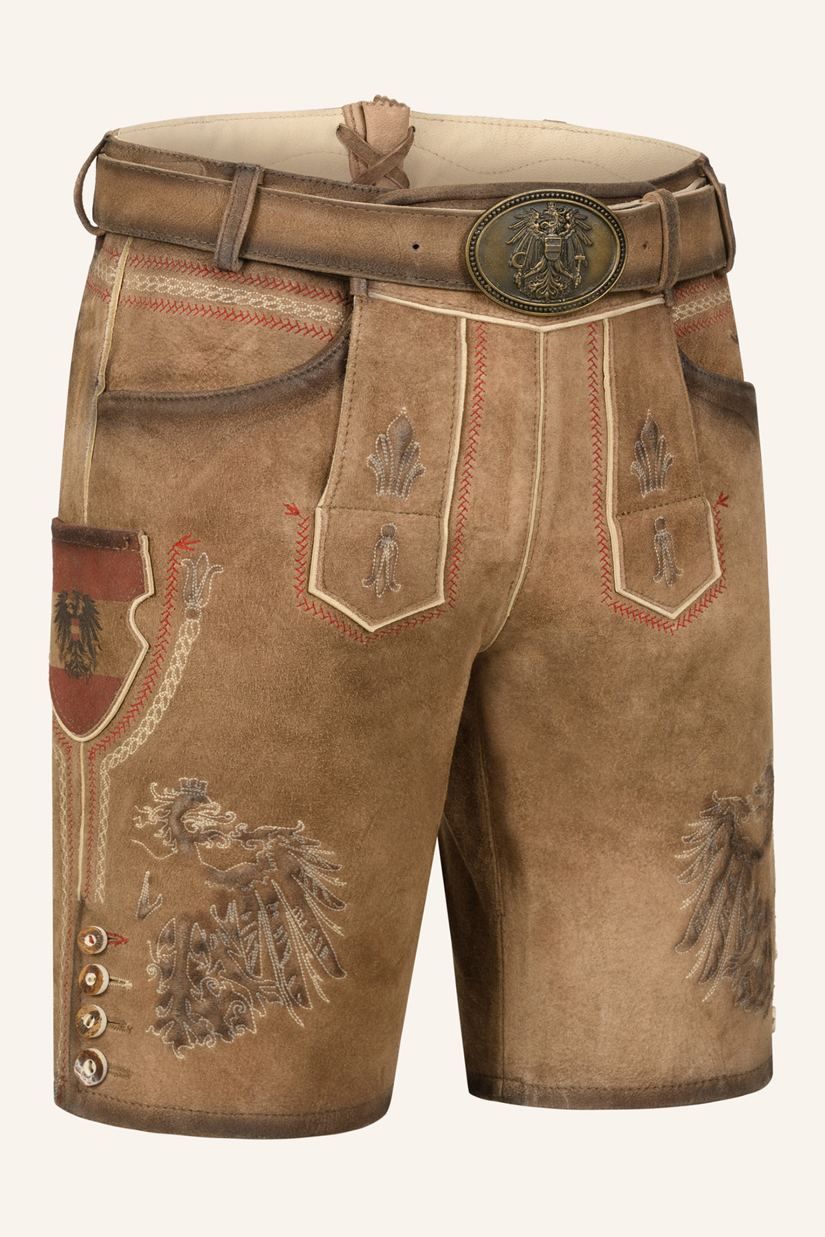 Lederhose Mei Hoamat met riem