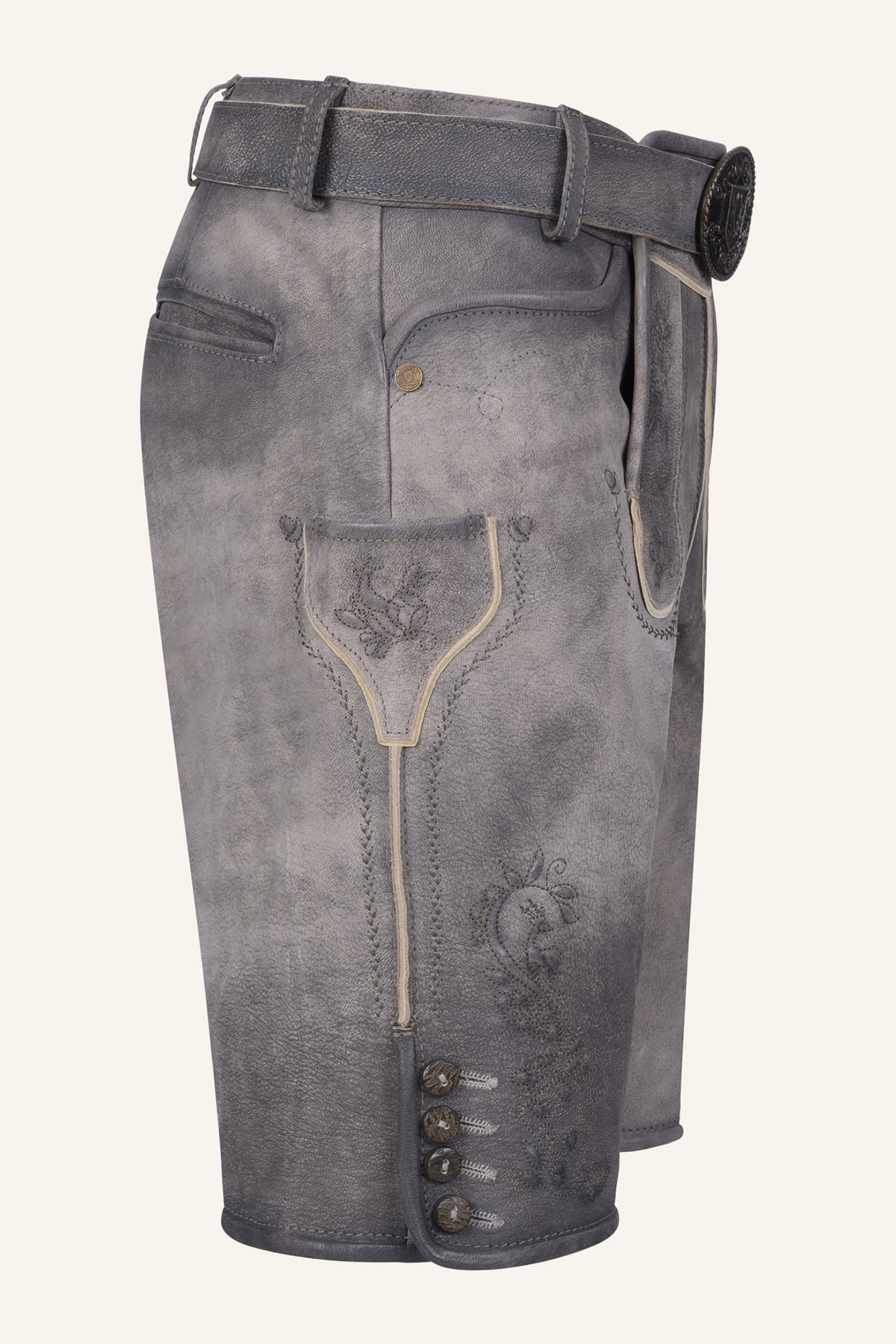 Lederhose Wincent met riem