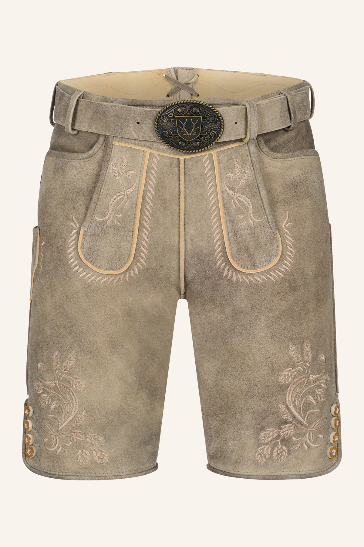 Lederhose Ryann met riem