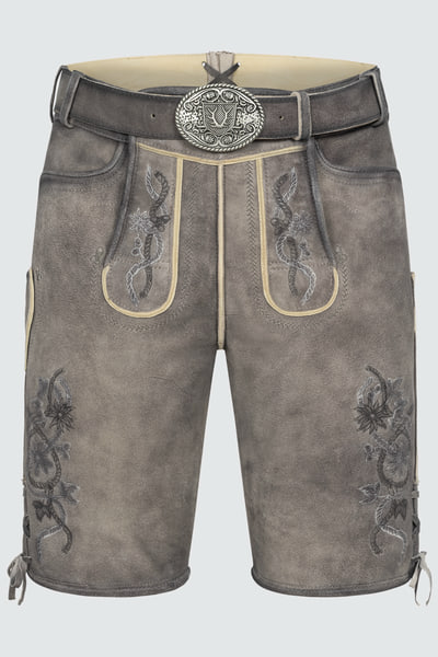 Lederhose Mirko met riem