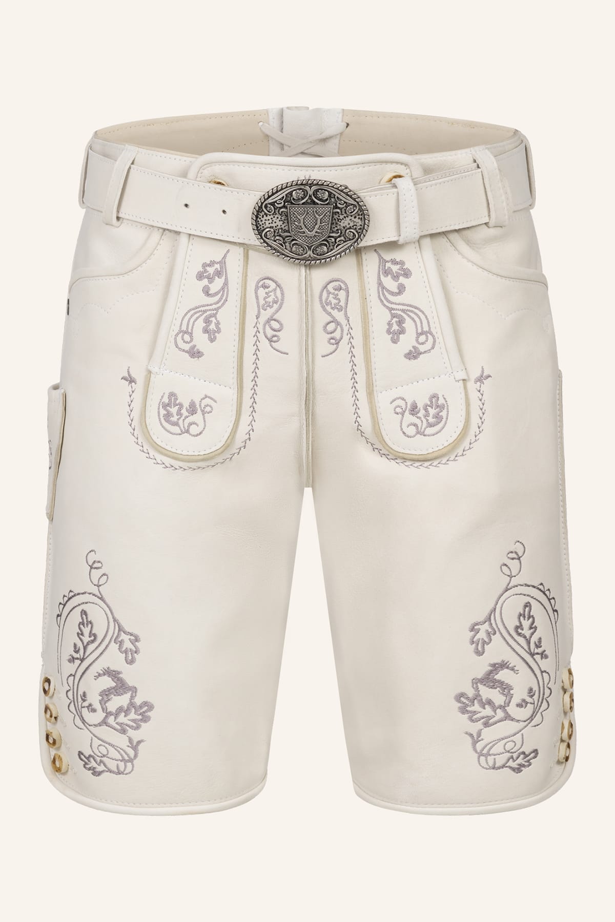 Lederhose Evan met riem