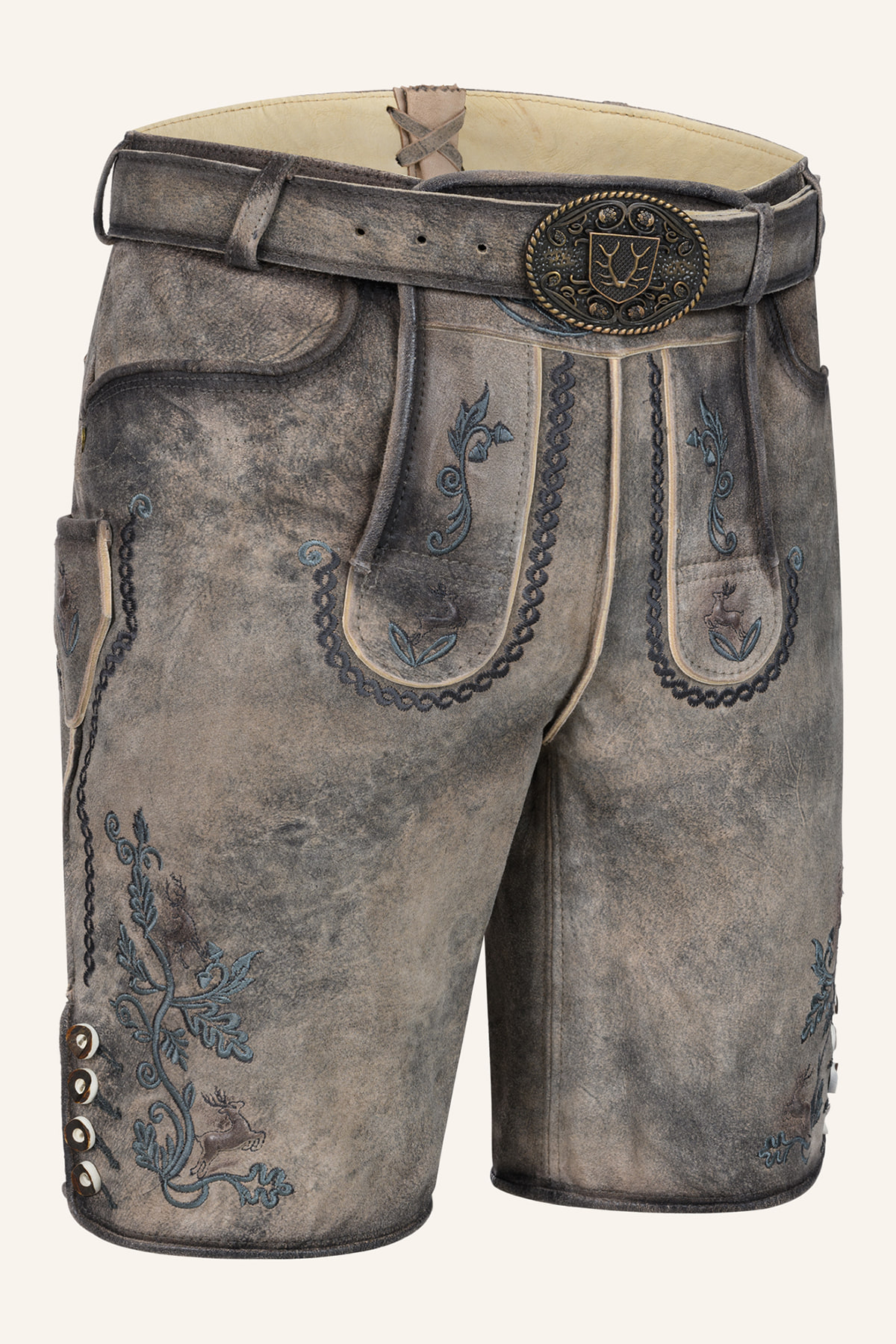 Lederhose Kaelion met riem