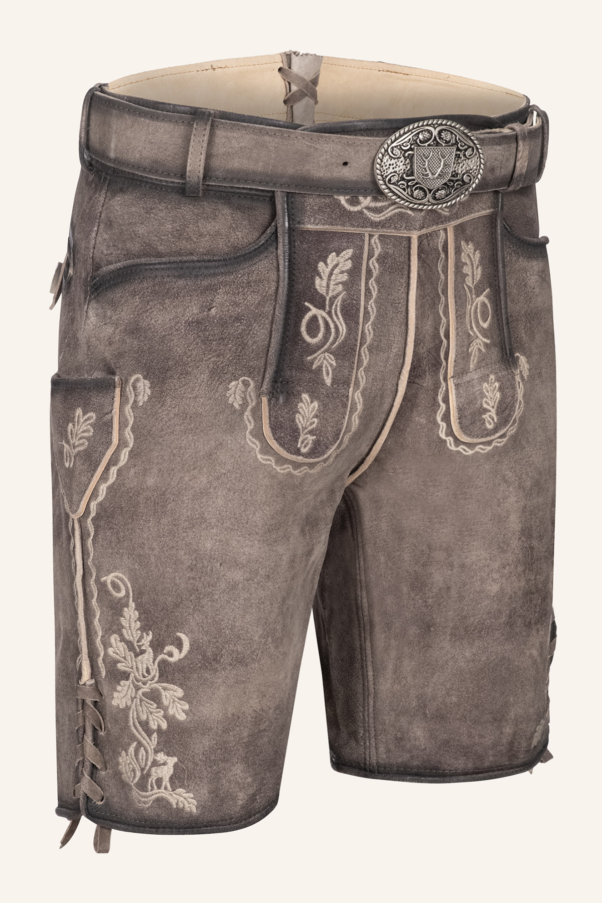 Lederhose Ulli met riem