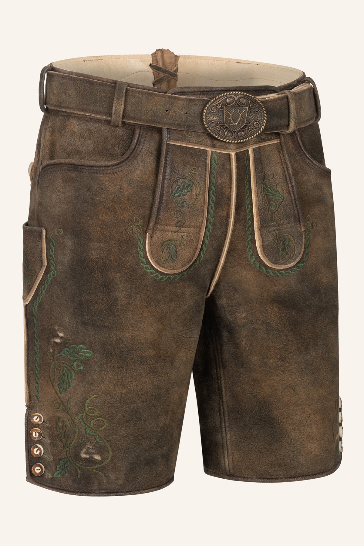 Lederhose Tarius met riem