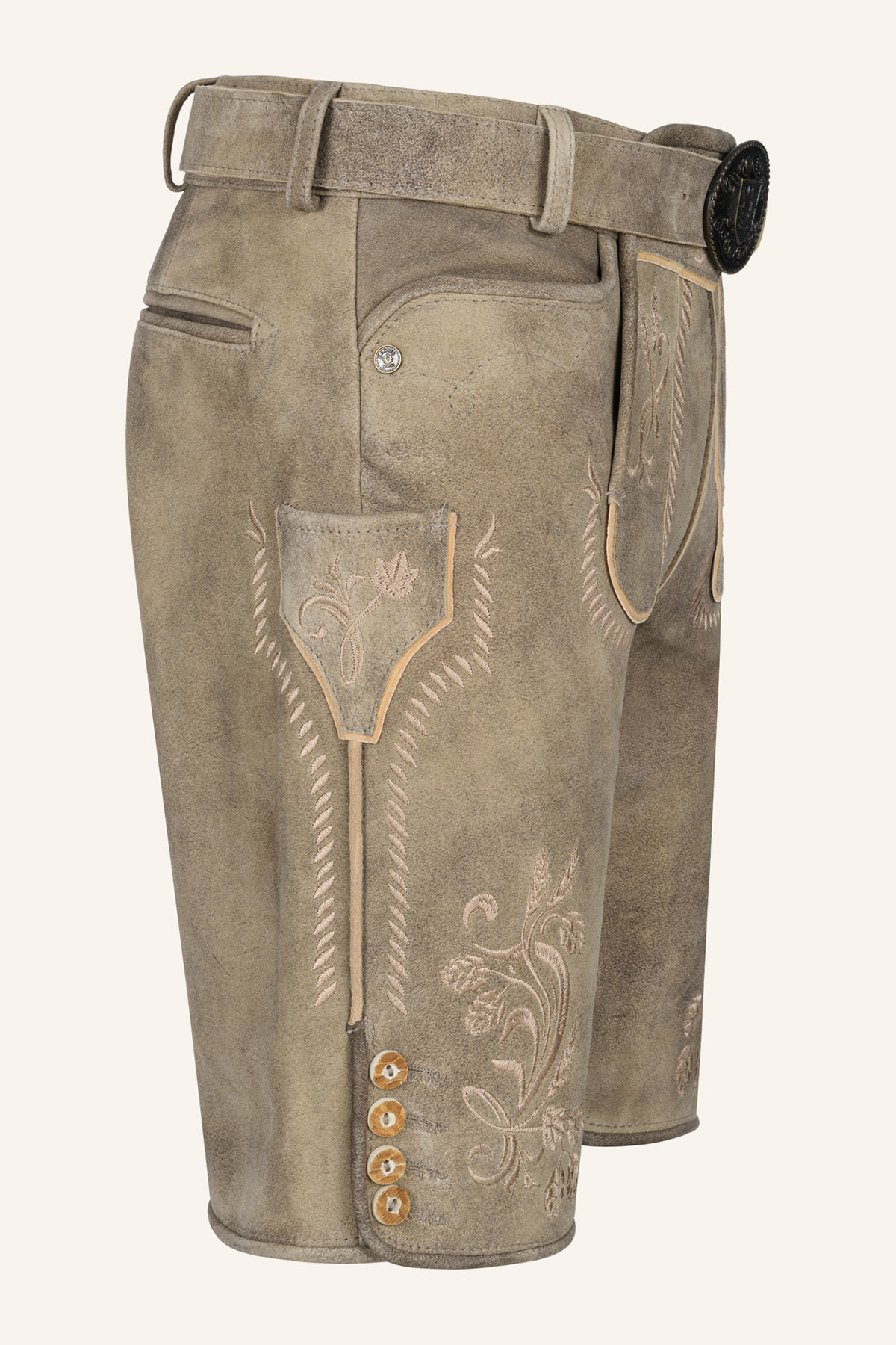 Lederhose Ryann met riem
