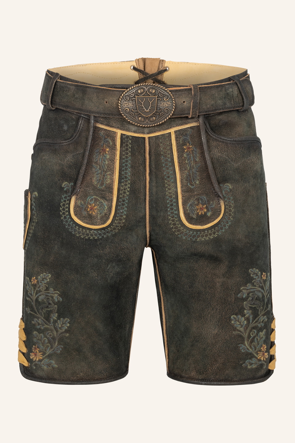 Lederhose Charlie met riem