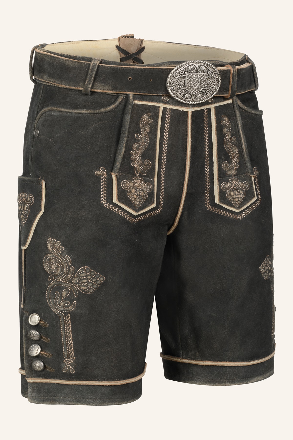 Lederhose Jakobus met riem 