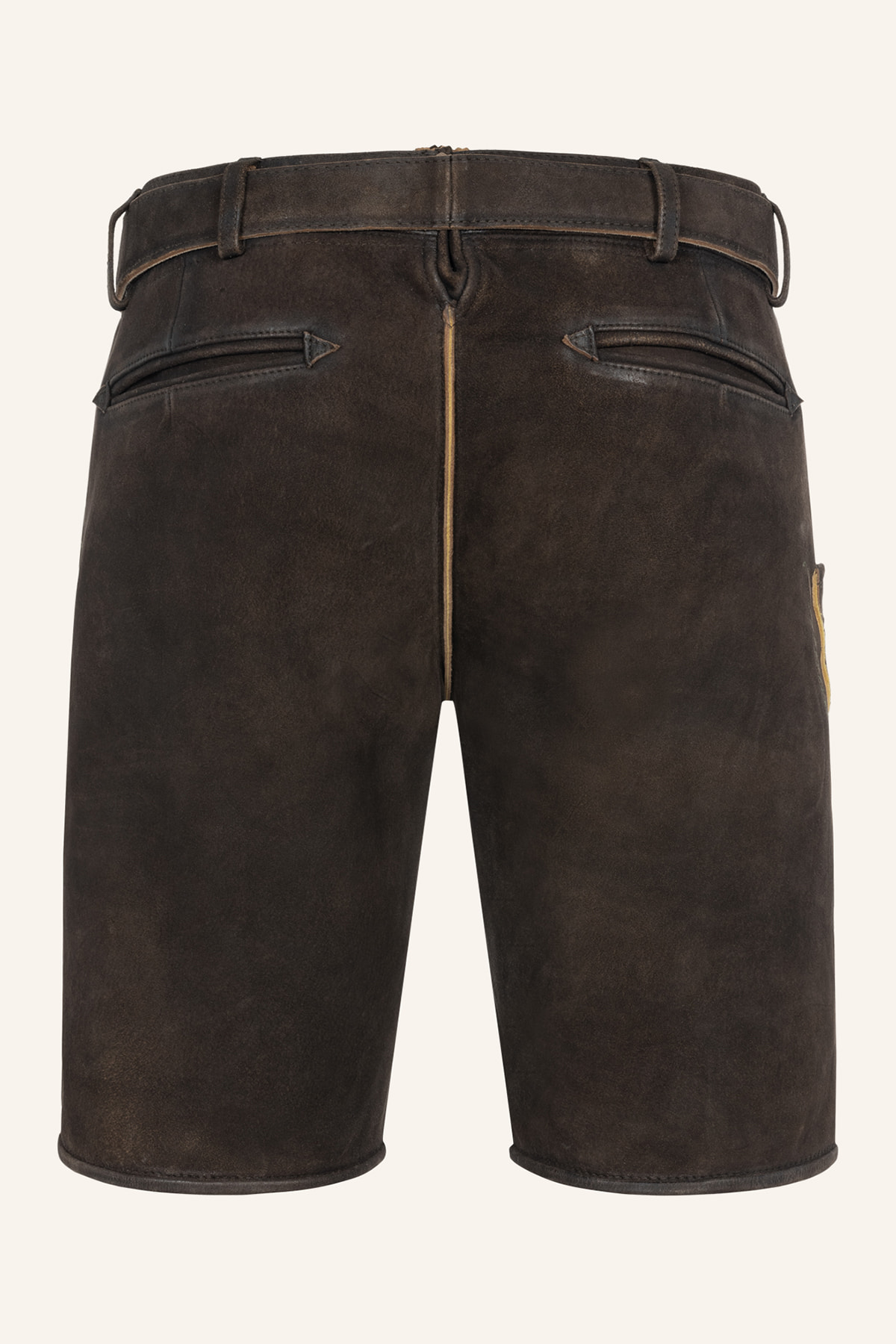 Lederhose Brandon met riem