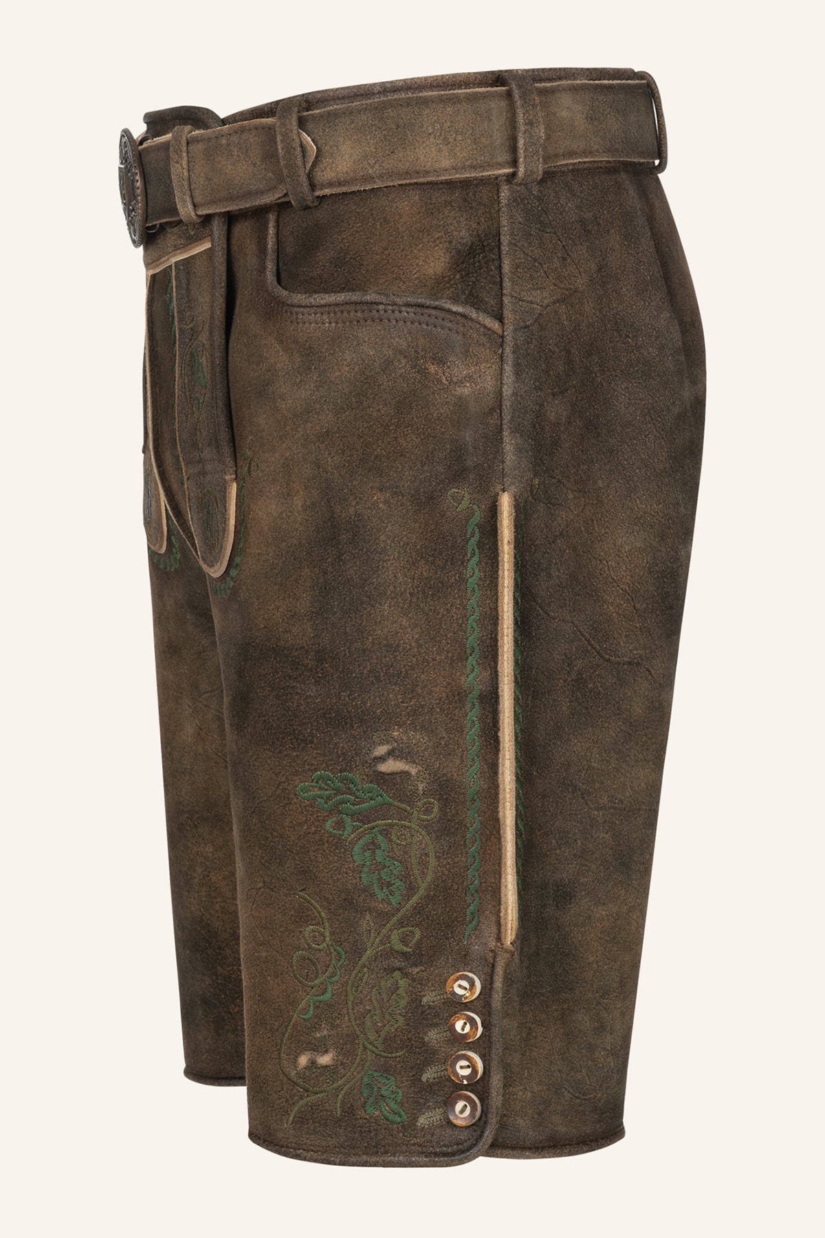 Lederhose Tarius met riem