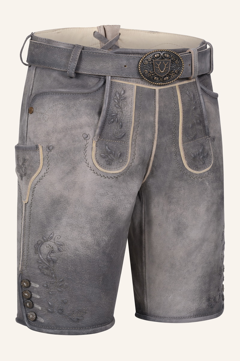Lederhose Wincent met riem