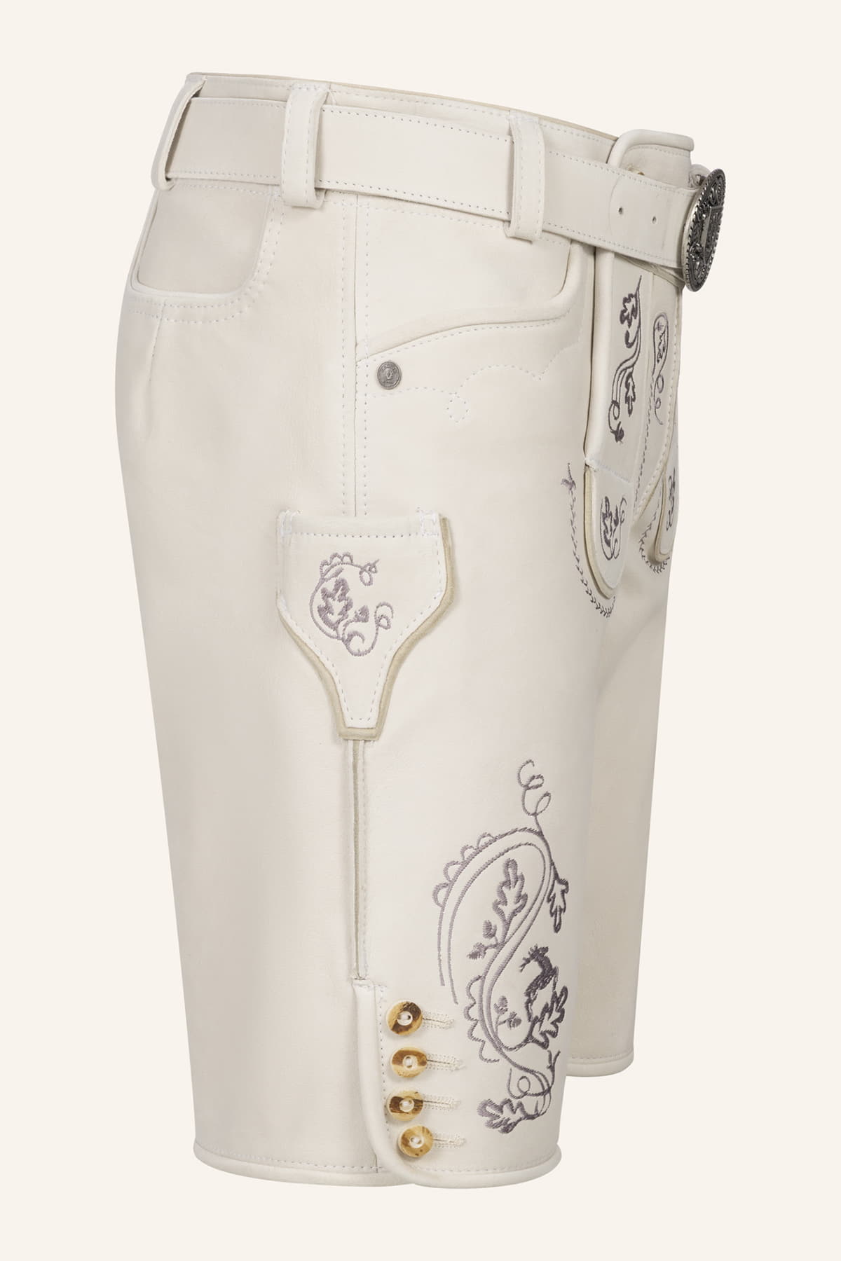 Lederhose Evan met riem