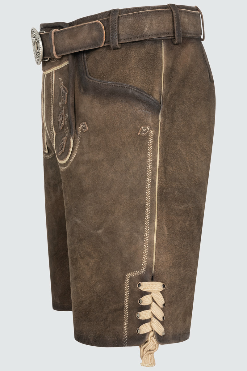 Lederhose Werner met riem