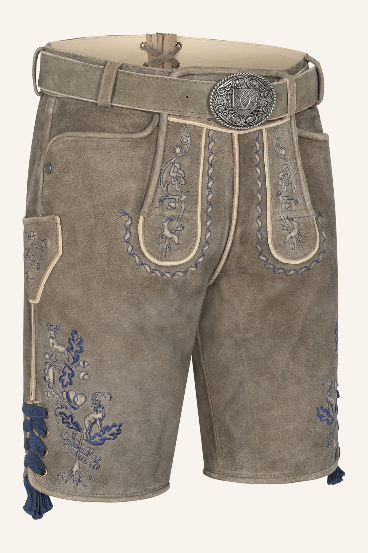 Lederhose Nilio met riem