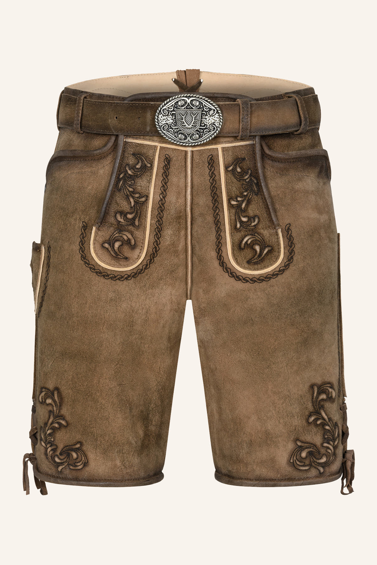 Lederhose Rodney met riem