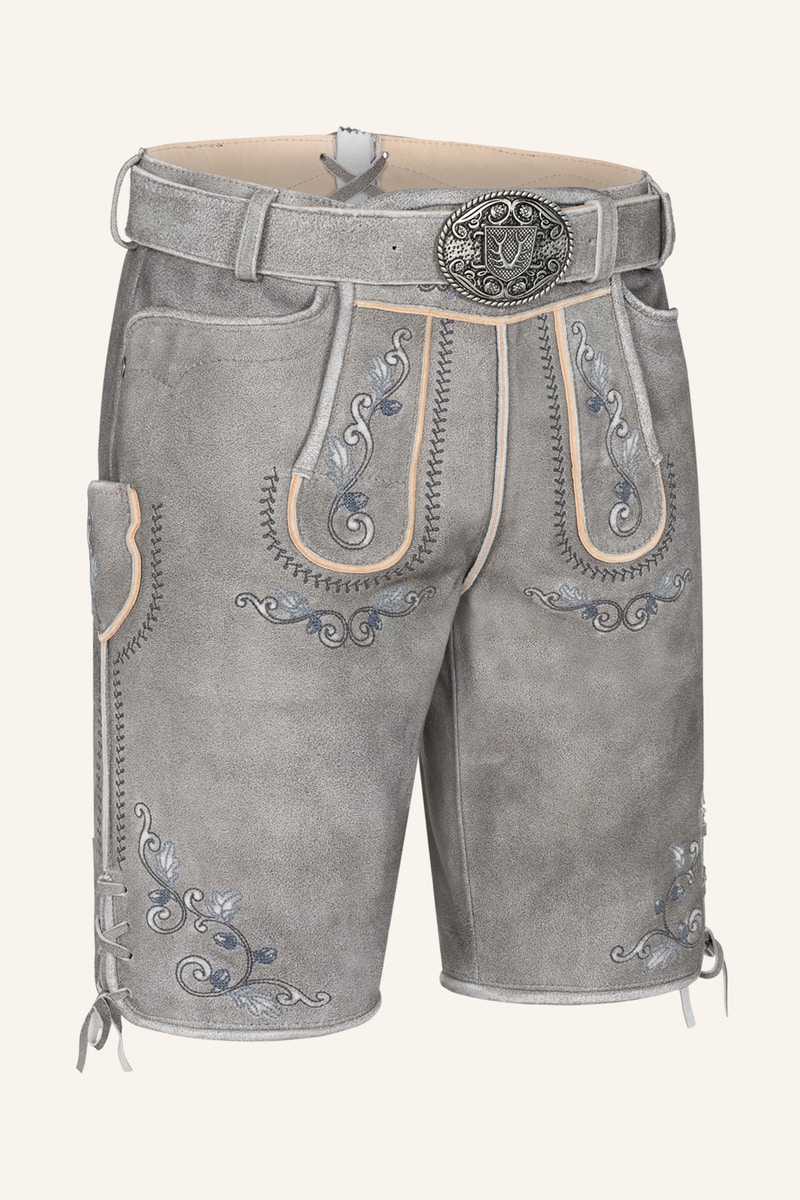 Lederhose Emir met riem