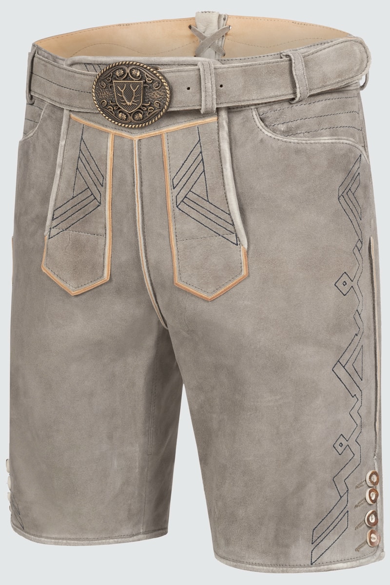 Lederhose Xilas met riem
