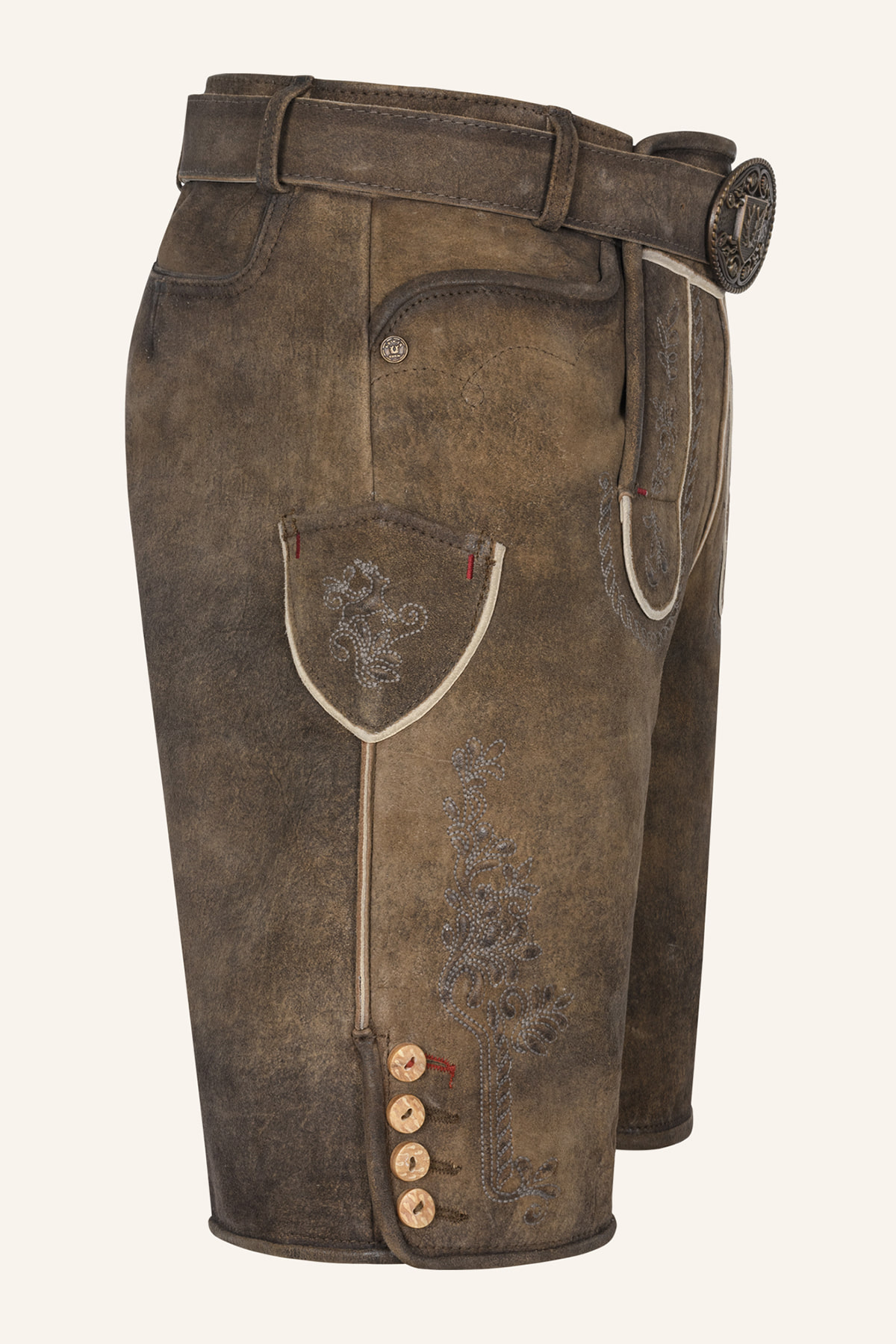 Lederhose Dante met riem