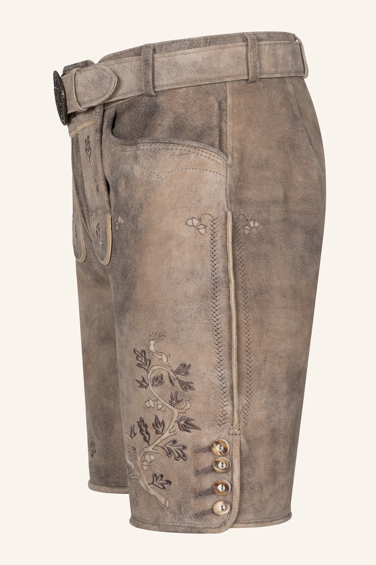Lederhose Berno met riem