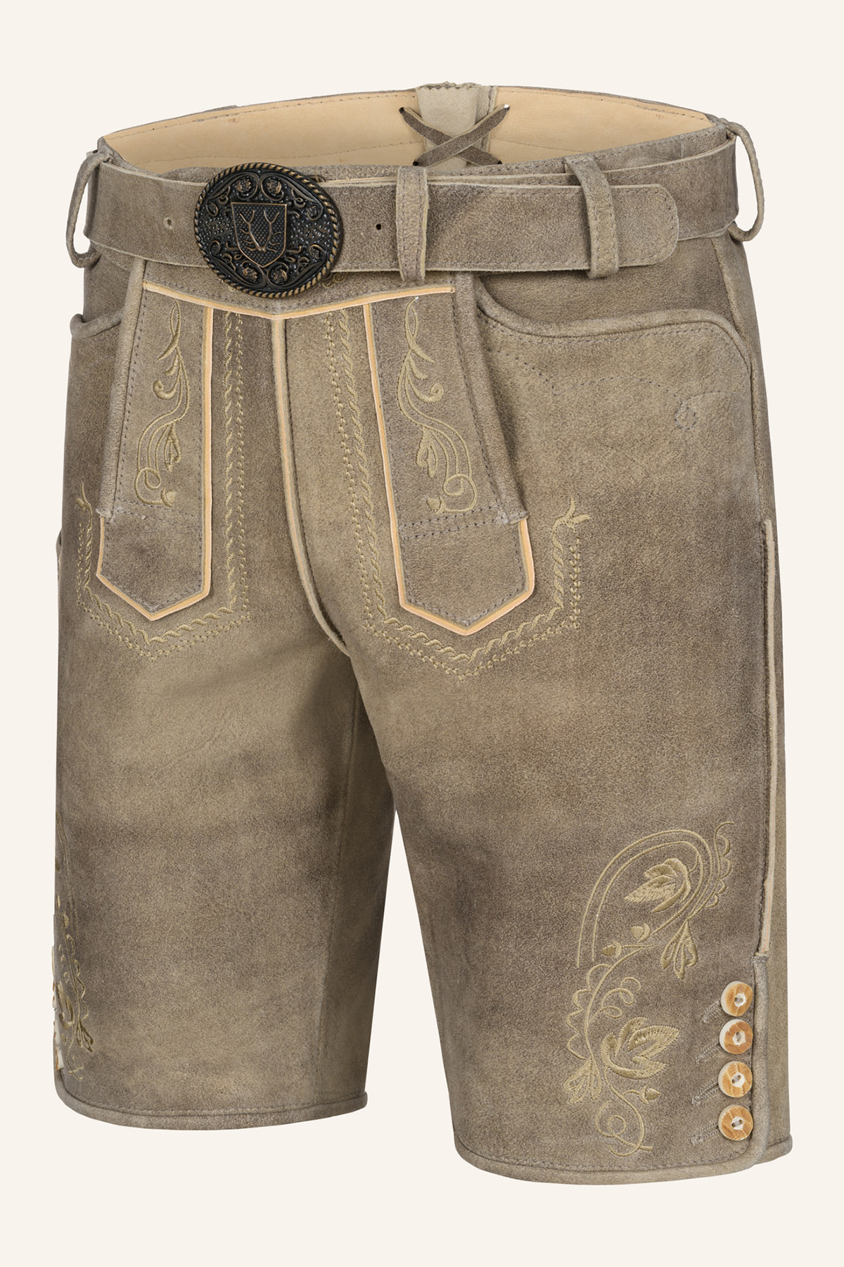 Lederhose Iwan met riem