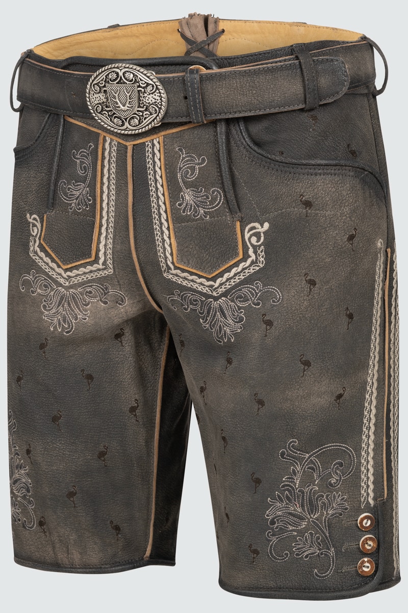 Lederhose Udo met riem