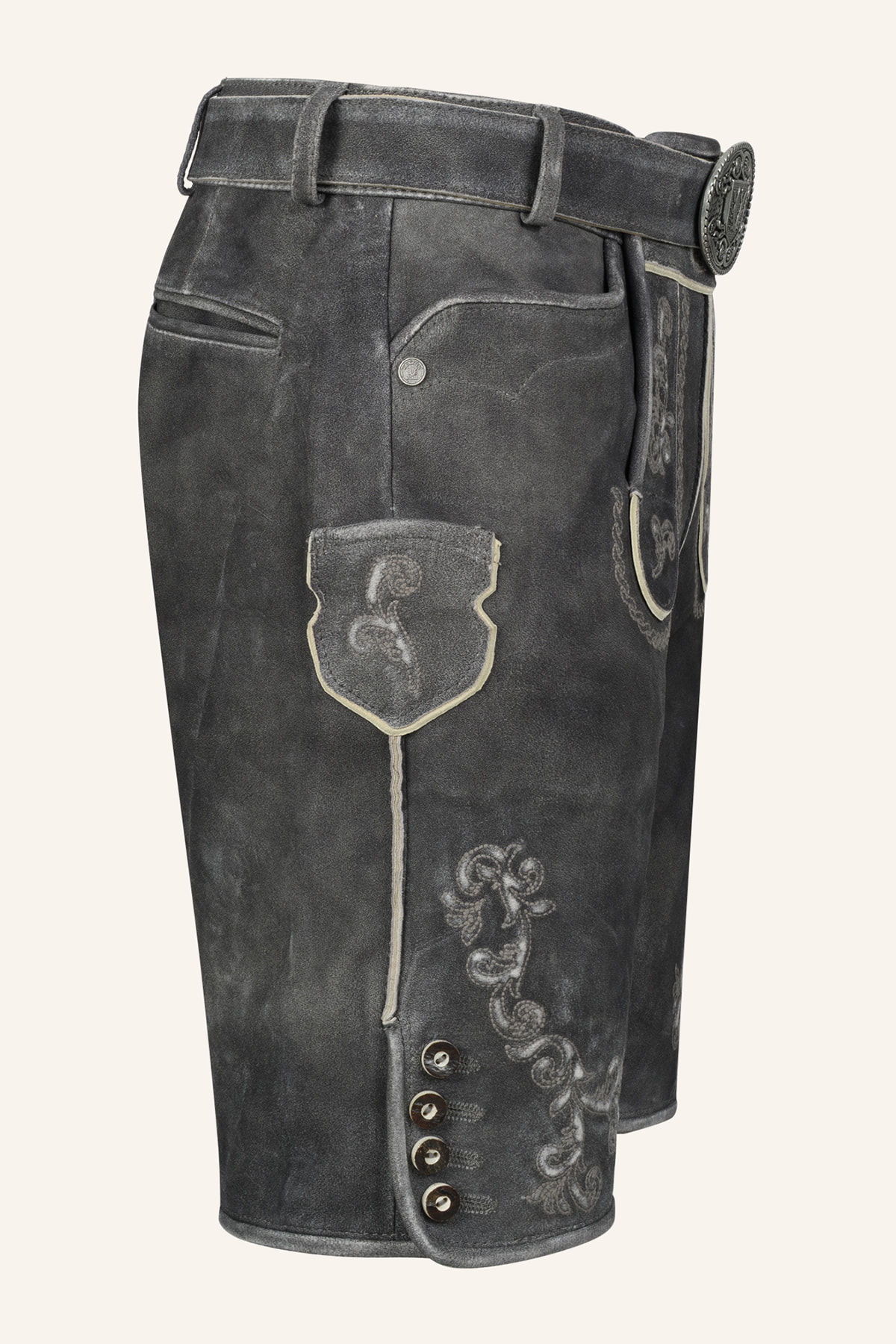 Lederhose Nevi met riem