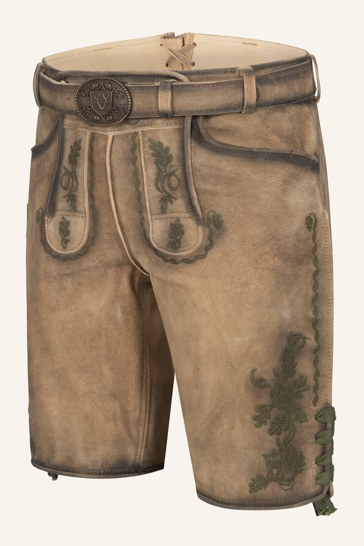 Lederhose Ulli met riem