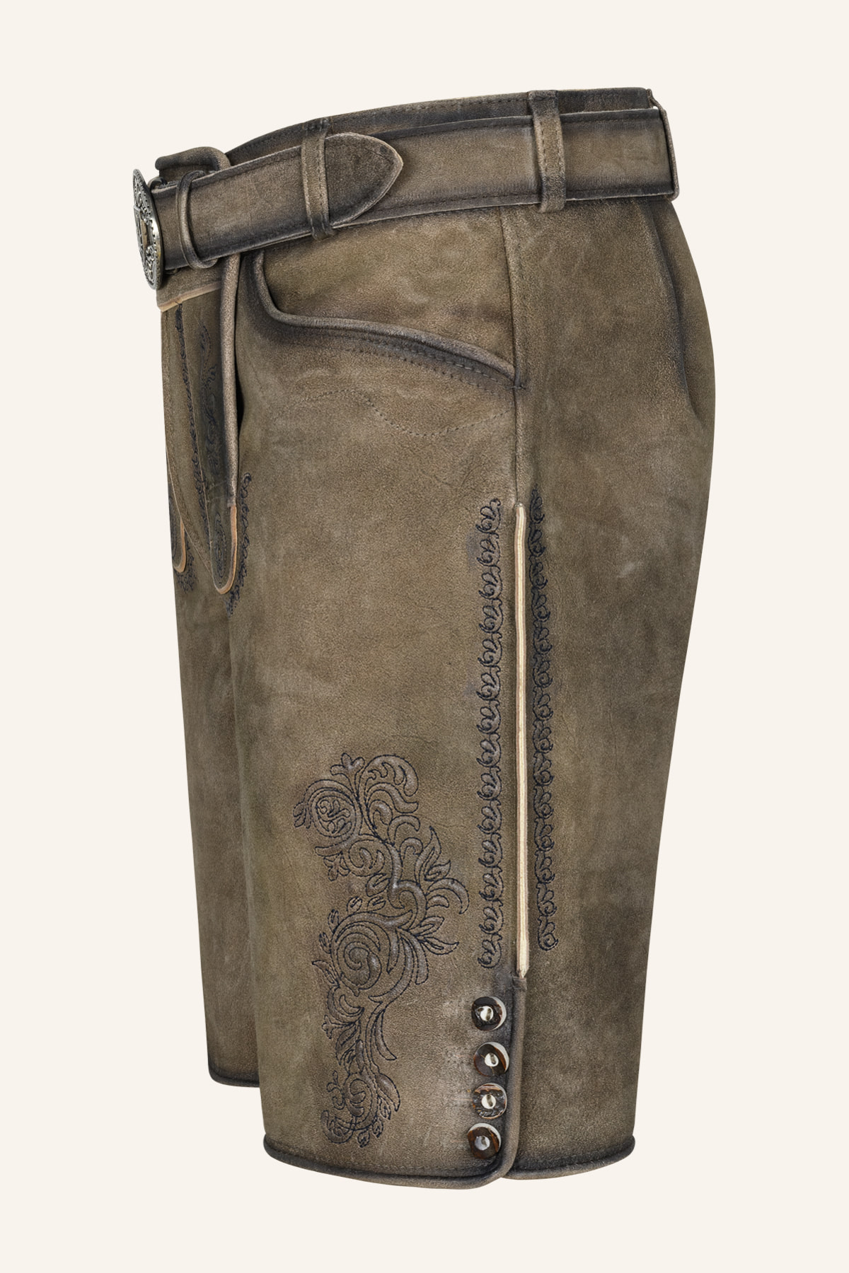 Lederhose Ramiel met riem
