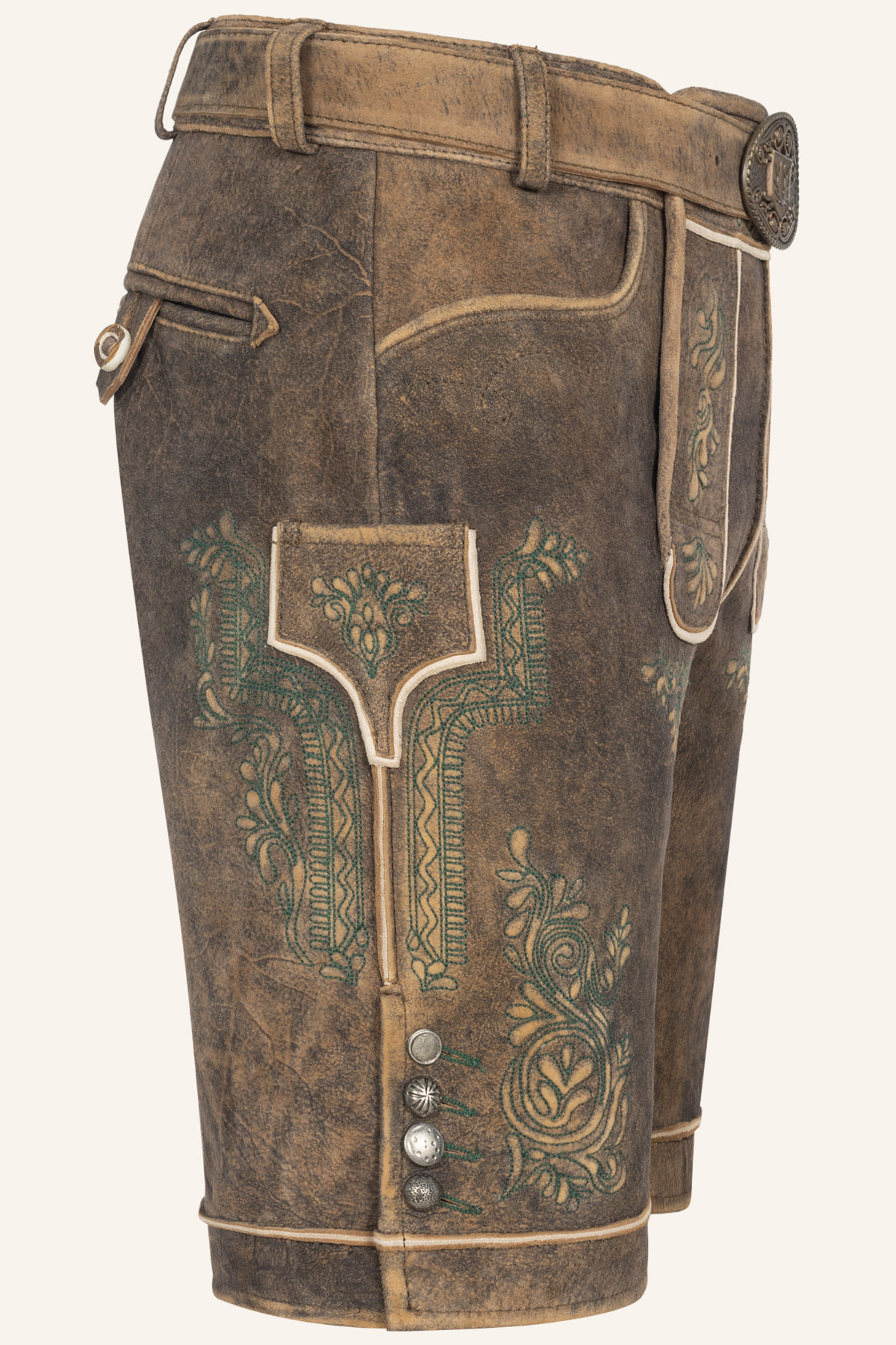 Lederhose Rob met riem
