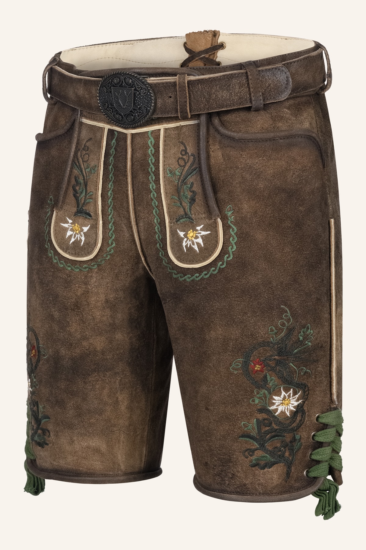 Lederhose Alexander met riem