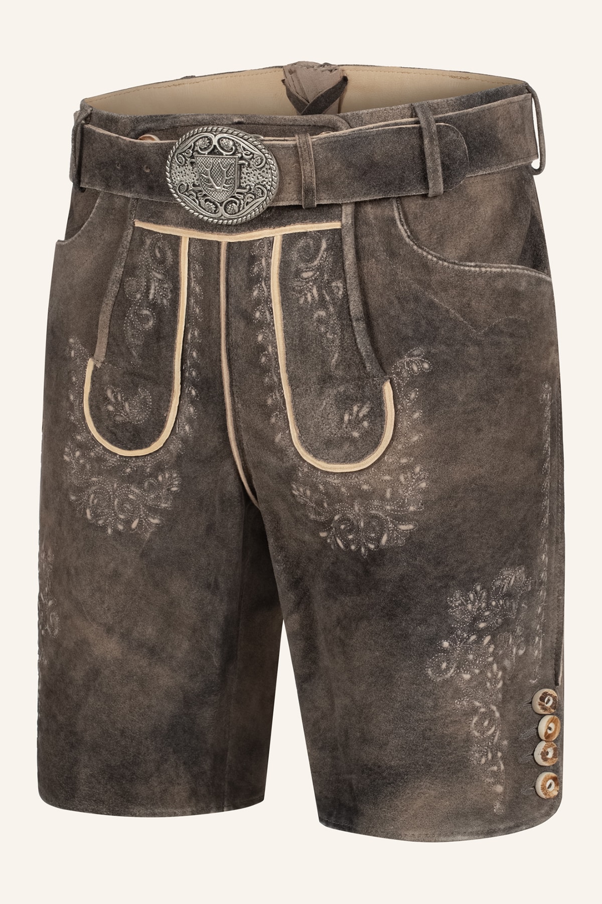 Lederhose Ron met riem