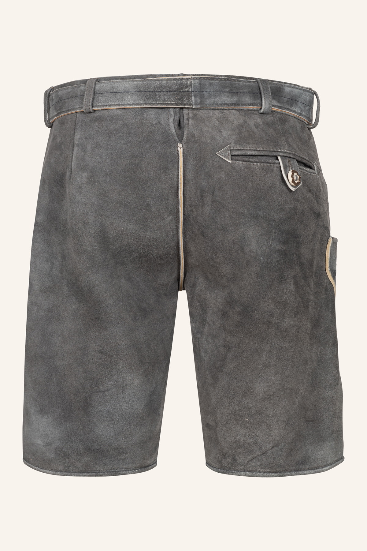 Lederhose Xilas met riem