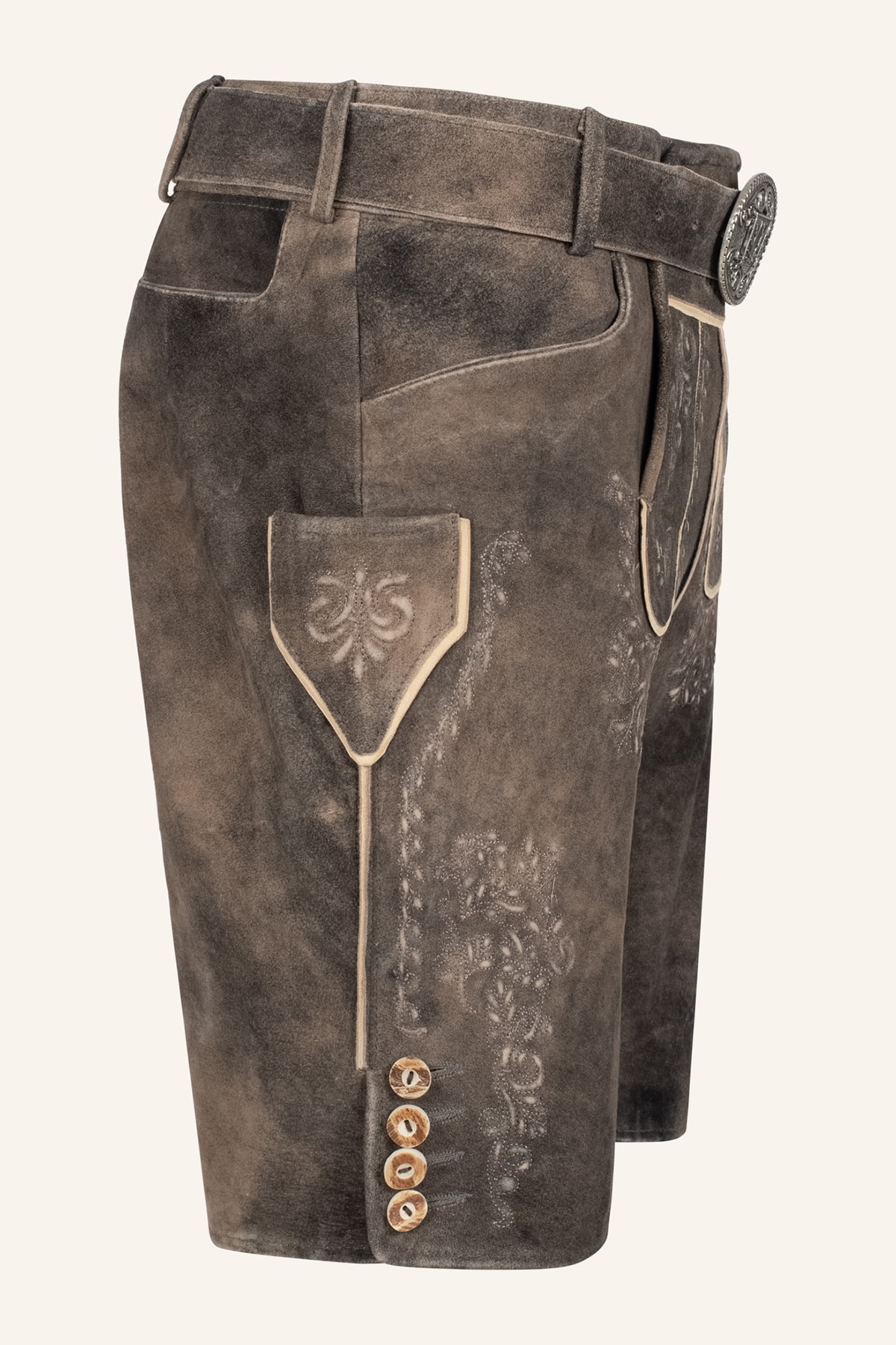 Lederhose Ron met riem