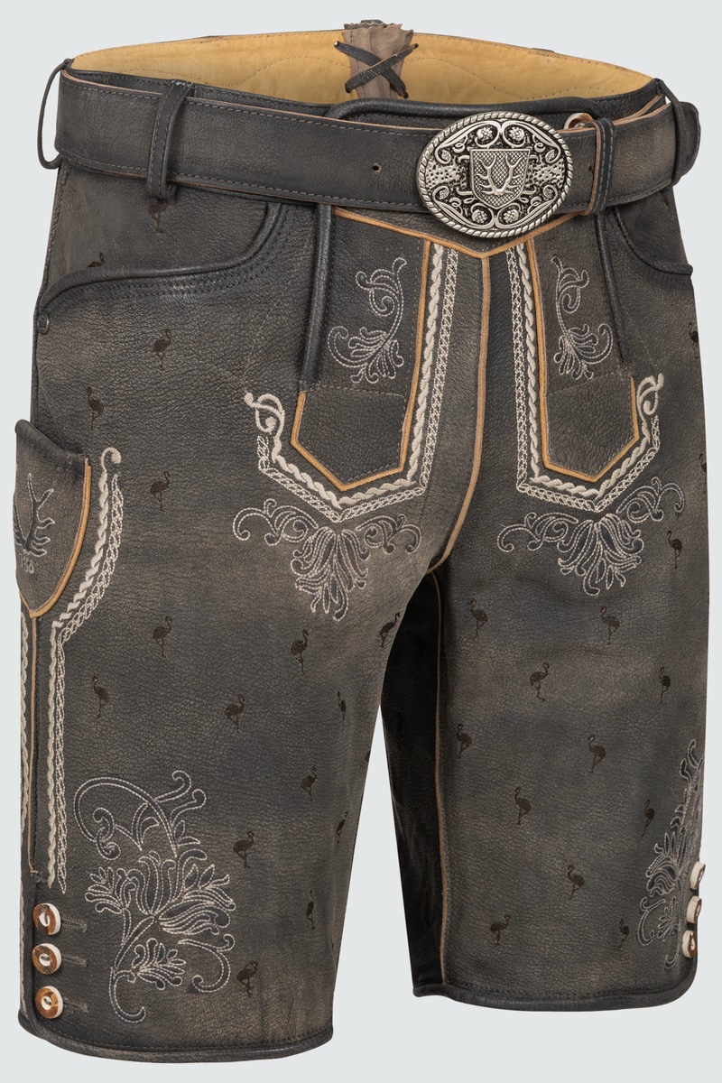 Lederhose Udo met riem