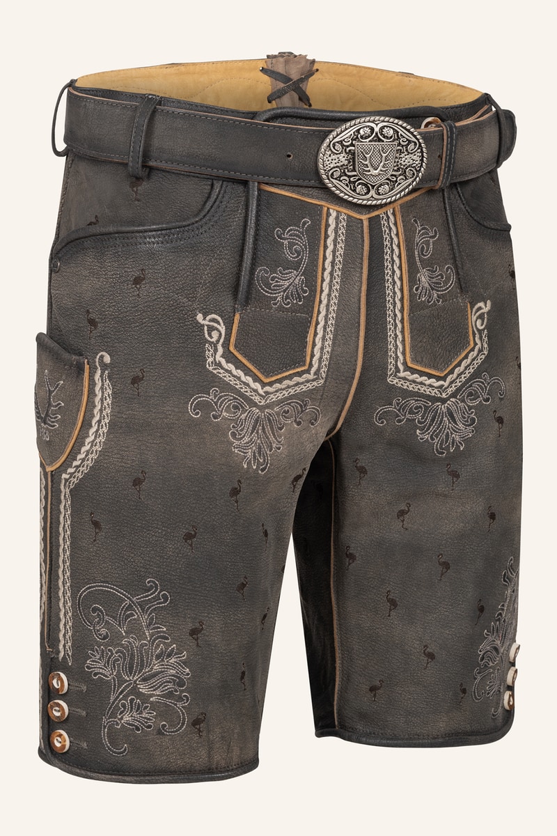 Lederhose Udo met riem