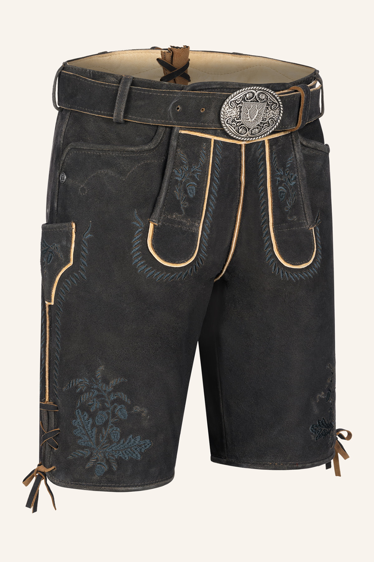 Lederhose Edo met riem