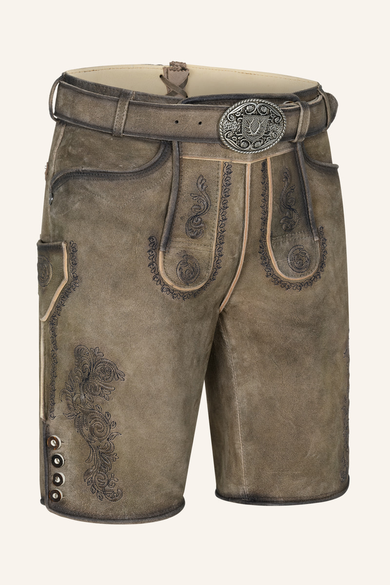 Lederhose Ramiel met riem