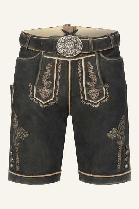 Lederhose Jakobus met riem 