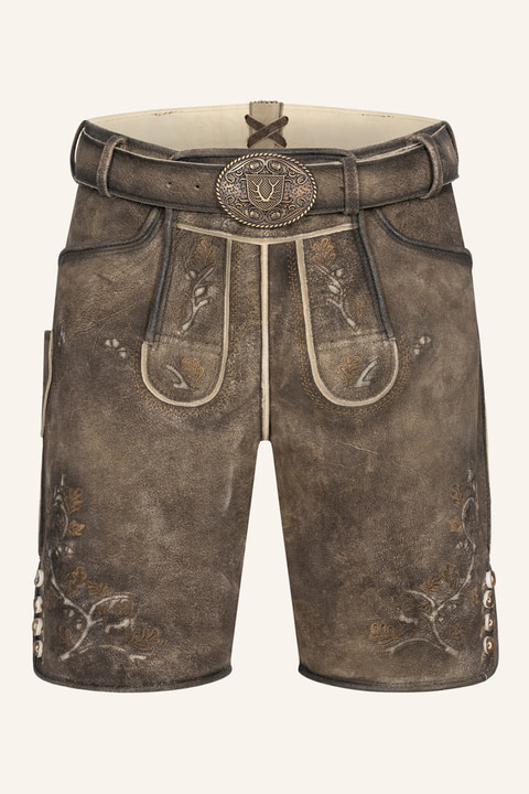 Lederhose Wanja met riem