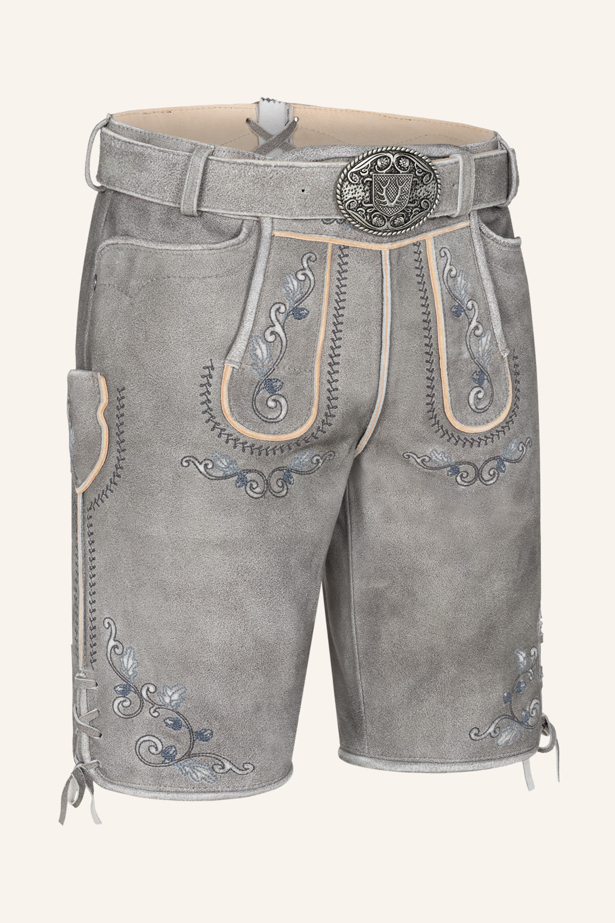 Lederhose Emir met riem