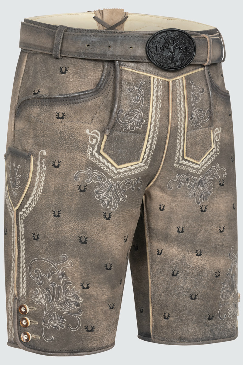 Lederhose Harvey met riem
