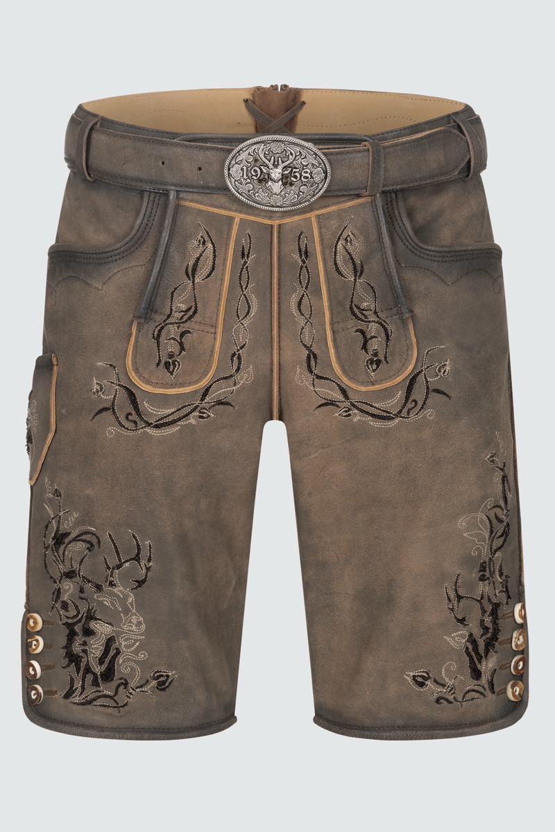 Lederhose Joscha met riem