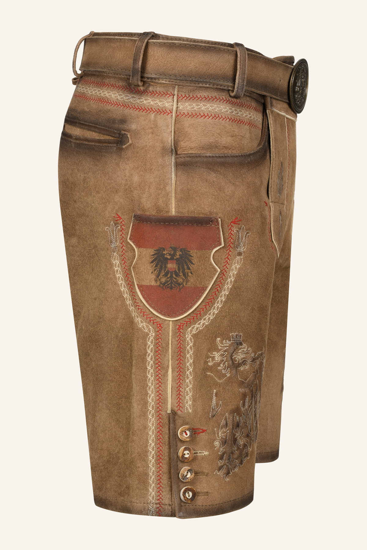 Lederhose Mei Hoamat met riem