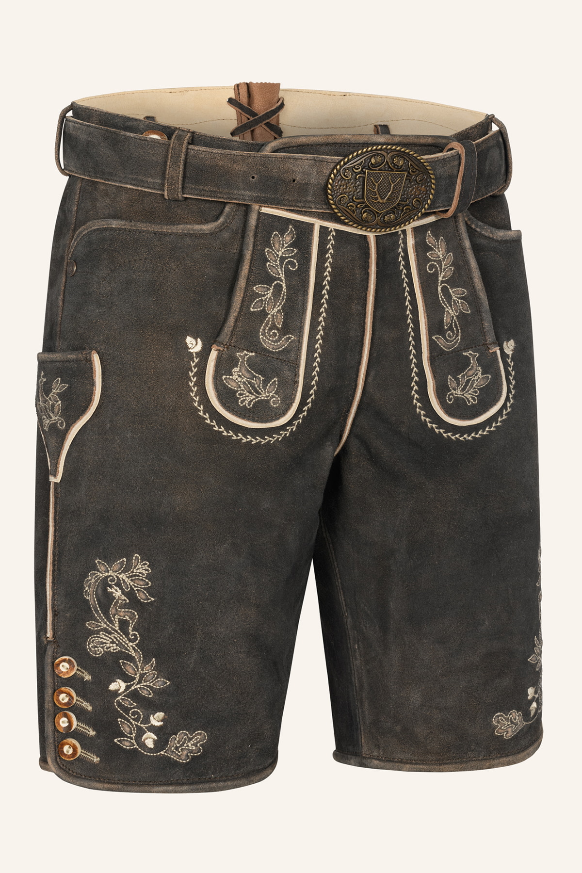 Lederhose Arendt met riem