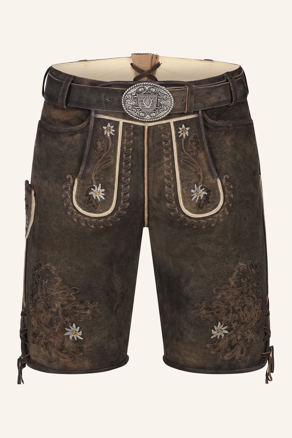 Lederhose Leny met riem