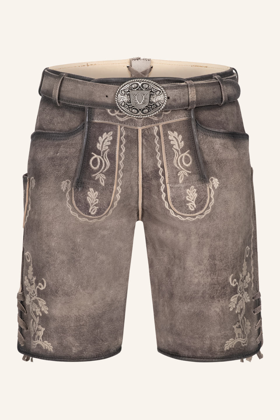 Lederhose Ulli met riem