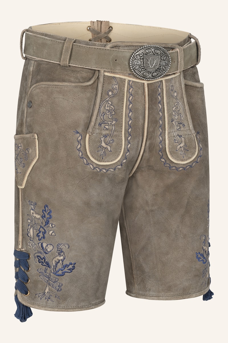 Lederhose Nilio met riem
