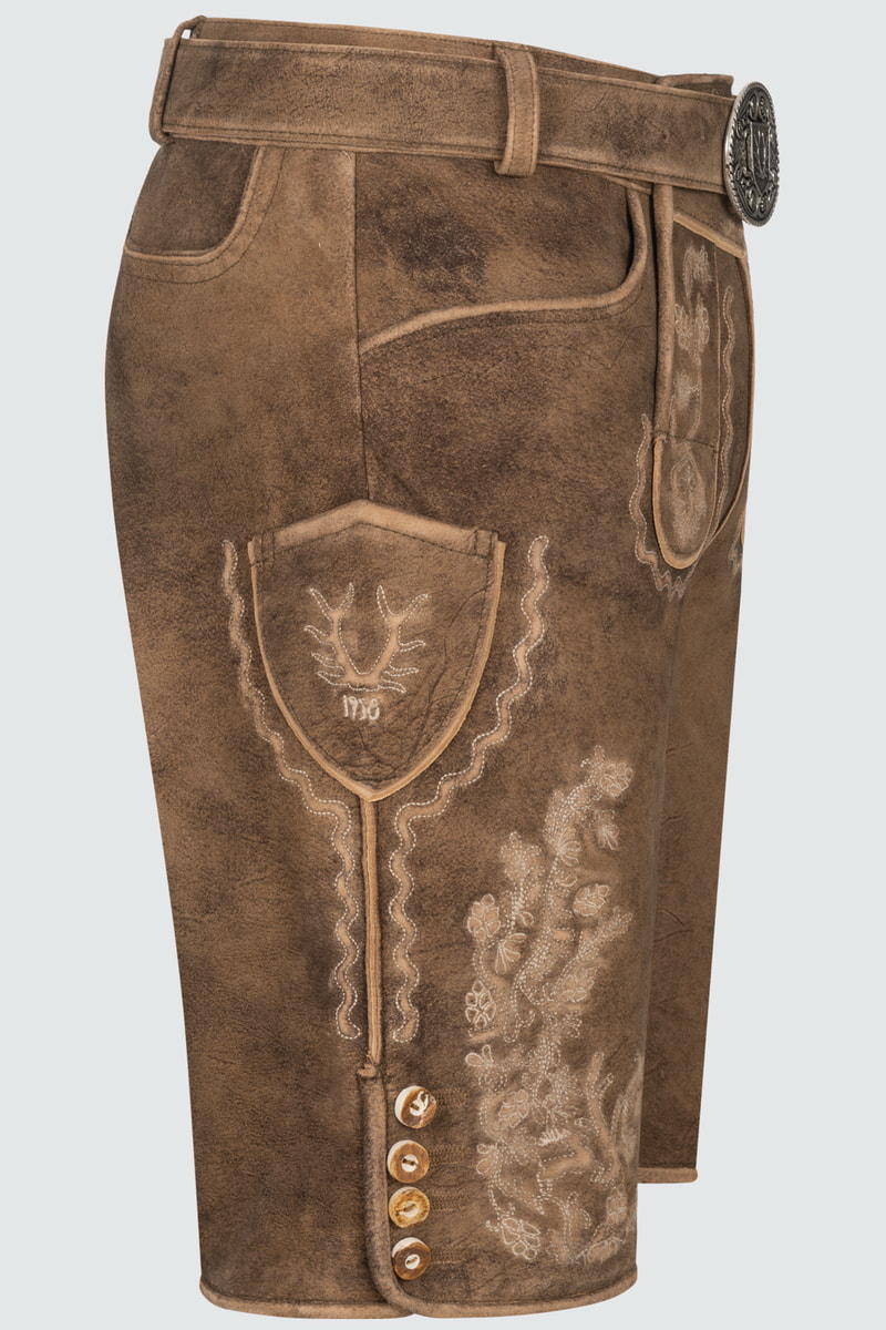 Lederhose David met riem
