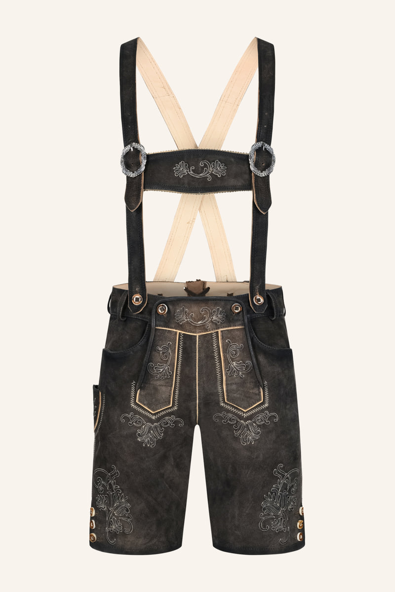 Lederhose Werno met bandjes