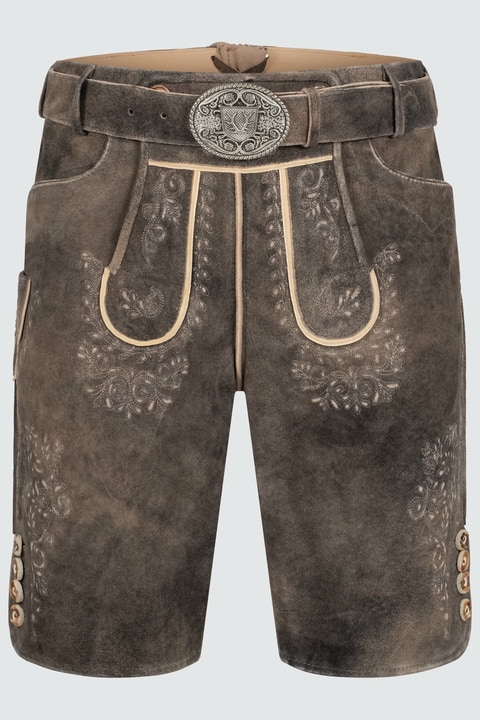 Lederhose Ron met riem