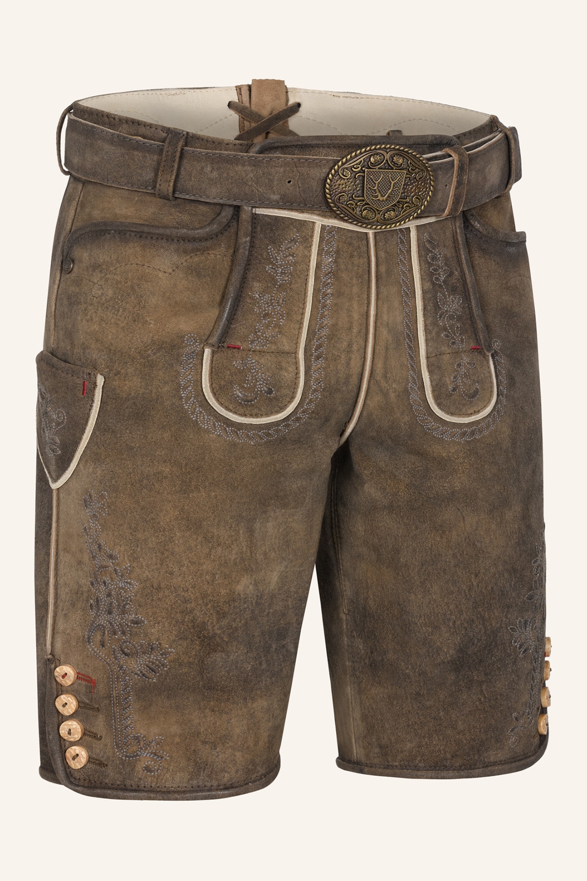Lederhose Dante met riem